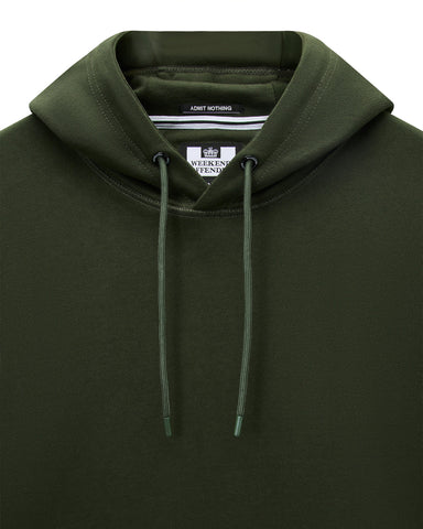 Weekend Offender Felpa da uomo con cappuccio Oulton verde