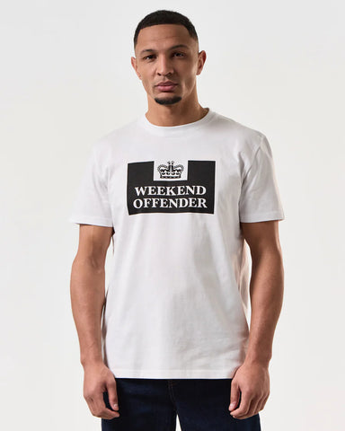 Weekend Offender T-Shirt Uomo Prison Bianca