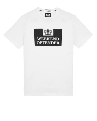 Weekend Offender T-Shirt Uomo Prison Bianca