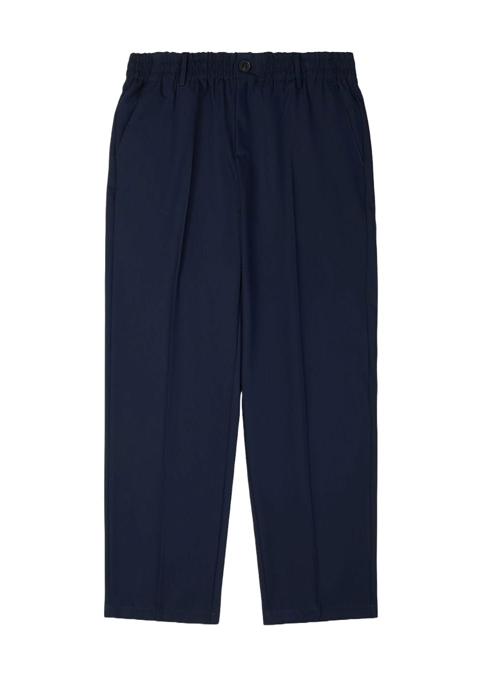 Cnovetre Men's Comfortable Trousers in Cool Blue Wool 2214C492