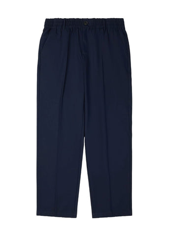 Cnovetre Men's Comfortable Trousers in Cool Blue Wool 2214C492