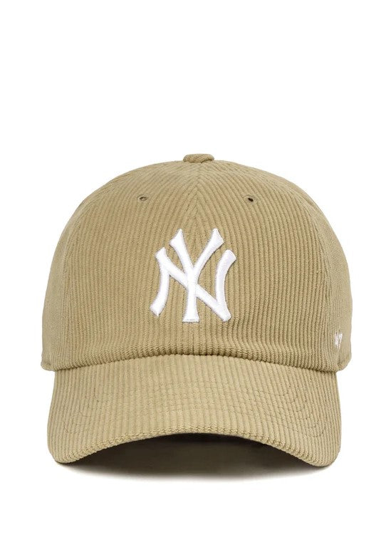 '47 Brand Unisex NY Yankees Beige Samtkappe