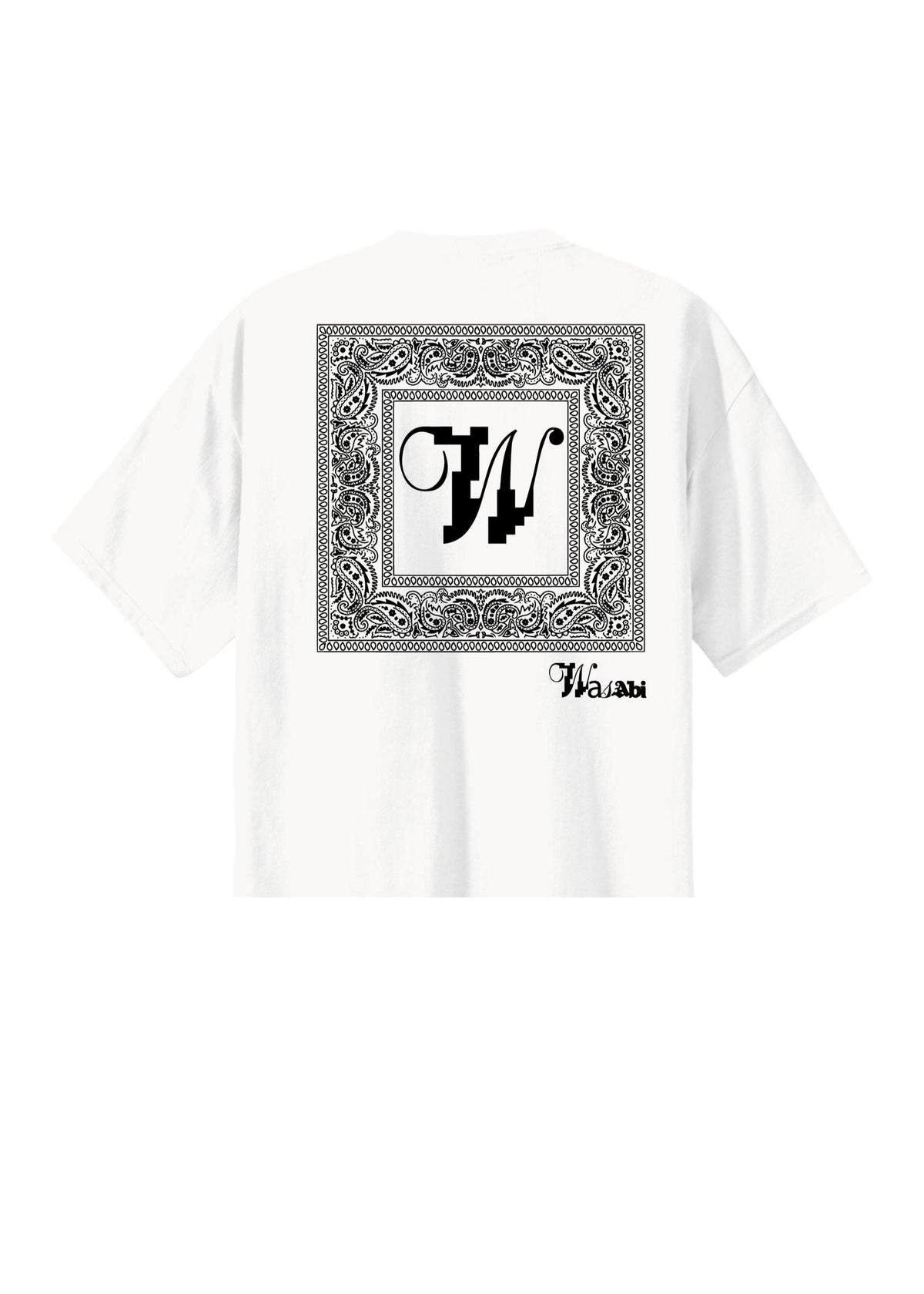 Wasabi T-Shirt da uomo manica corta Bit2 bianca