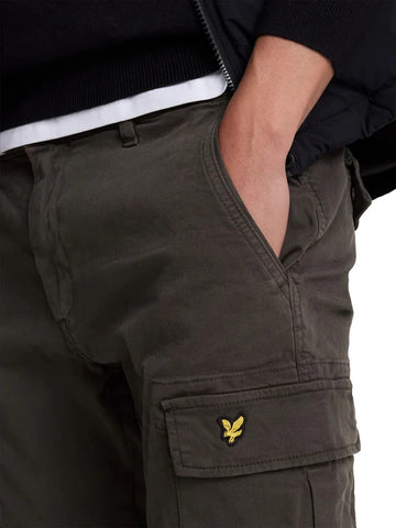 Lyle & Scott Pantalone Con tasconi uomo Cargo Verde