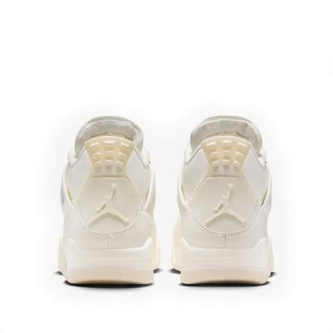 Nike Air Jordan Unisex 4 Retro White Shoes