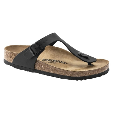 Birkenstock Unisex Sandale Gizeh Schwarz (Normale Passform)