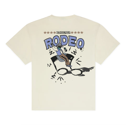 Pas De Mer T-Shirt da uomo manica corta Rodeo panna