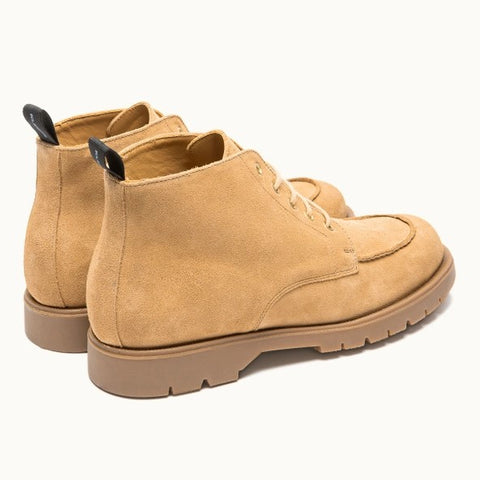 Kleman Men's ankle boots in beige Oxal V suede