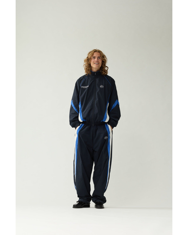 New Amsterdam Felpa con zip unisex Track blu