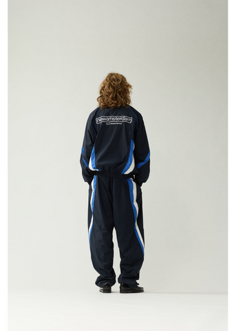 New Amsterdam Felpa con zip unisex Track blu