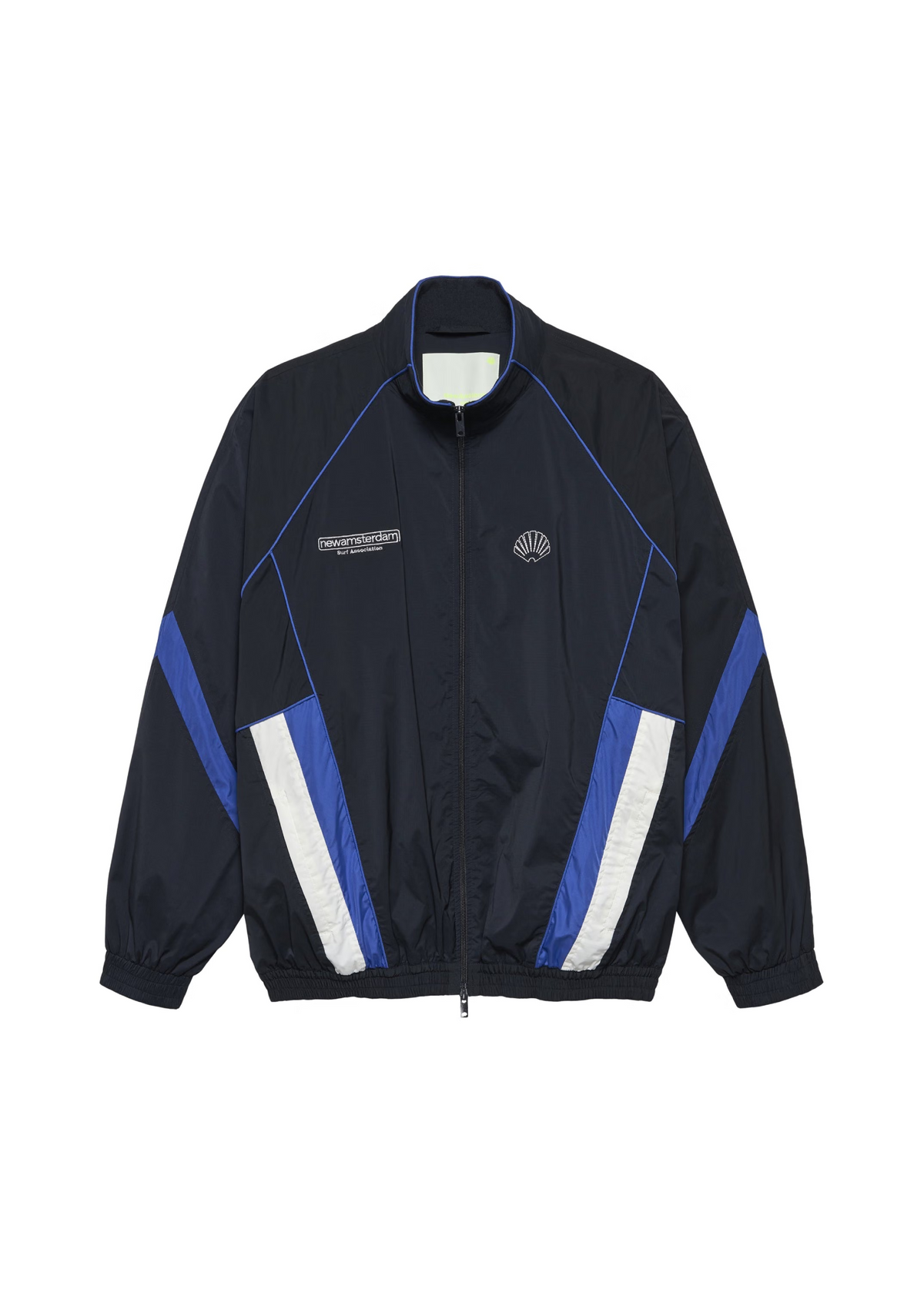 New Amsterdam Felpa con zip unisex Track blu