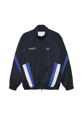 New Amsterdam Felpa con zip unisex Track blu