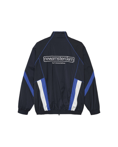 New Amsterdam Felpa con zip unisex Track blu