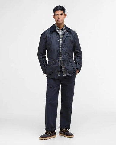 Barbour Giacca cerata da uomo Asbhy blu MWX0339NY92
