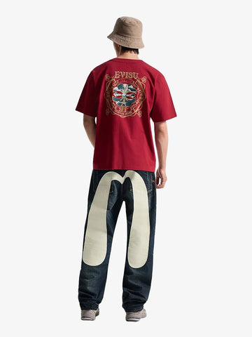 Evisu Jeans da buomo Daicock Printed Selvedge