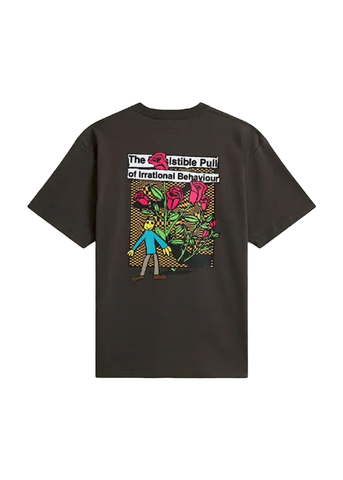 Vans T-Shirt da uomo manica corta Checkerboard Behaviour nera