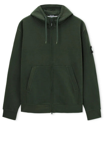 Weekend Offender Felpa con zip e cappuccio Winton verde