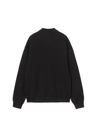 Carhartt Wip Felpa da uomo Label Polo nera