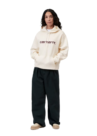 Carhartt Wip Felpa da donna con cappuccio Carhartt panna