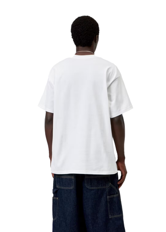 Carhartt Wip T-Shirt da uomo manica corta Fromage bianca