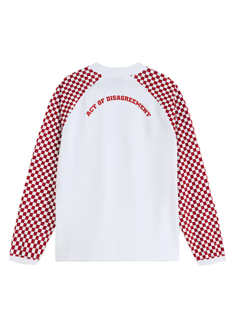 Vans by Slam Jam T-Shirt manica lunga Racing bianca/rossa