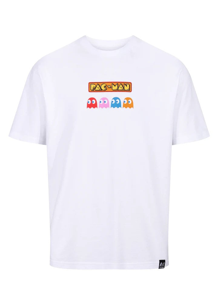 ReCovered Pac Man White Short Sleeve Men's T-Shirt