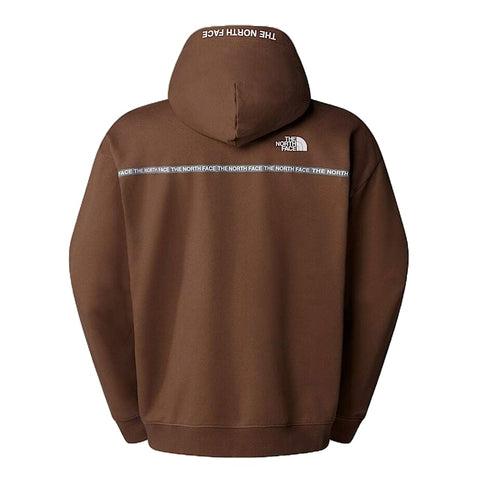 The North Face Felpa Con Cappuccio Uomo Zumu Marrone