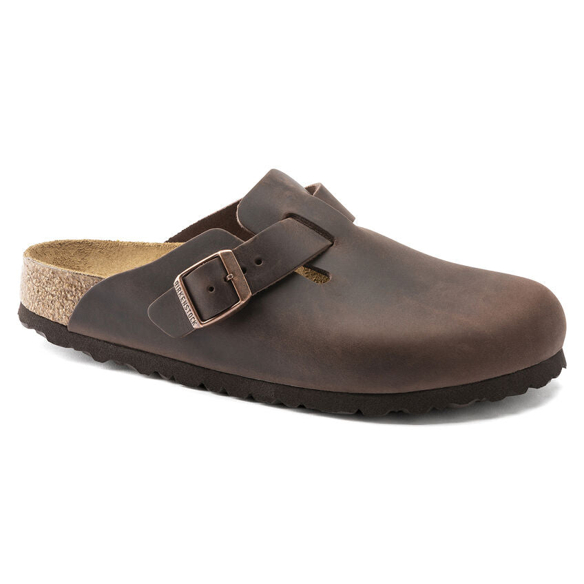 Birkenstock Sandalo unisex Boston  marrone (Calzata Stretta)