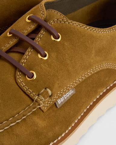 Barbour Scarpe in pelle scamosciata Derby Aydon marroni