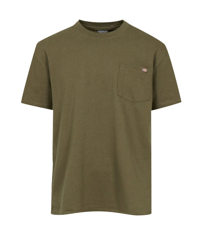 Dickies T-Shirt da uomo con taschino Pocket verde