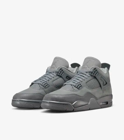 Nike Air Jordan Unisex 4 Retro Se Grey Shoes