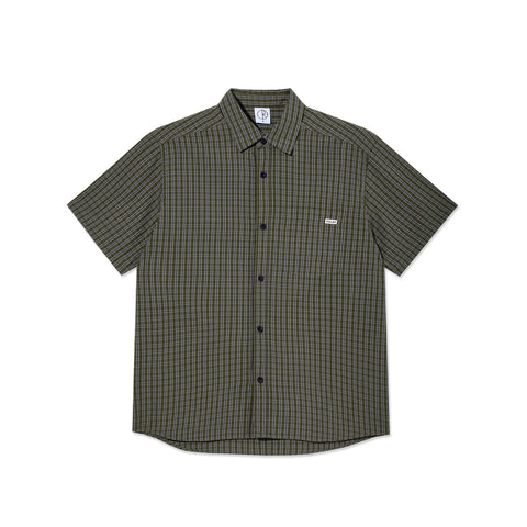 Polar Skate Camicia a quadri da uomo manica corta Mitchell