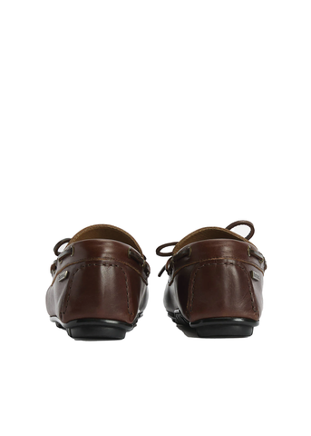 Barbour Mocassini in pelle da uomo Driver Courage marrone
