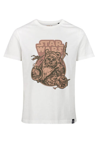 ReCovered T-Shirt da uomo manica corta Star war ewok chest