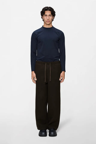 Rains Pantalone in pile da uomo Fleece marrone