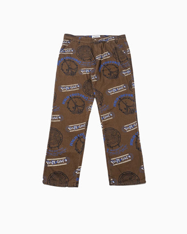 Pas De Mer pantalone Uomo World Looks Great Marrone PDMAW2261