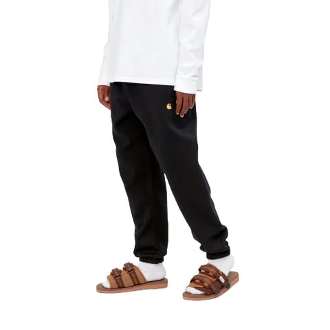 Carhartt Wip Pantalone in felpa da uomo Chase Sweat Nero