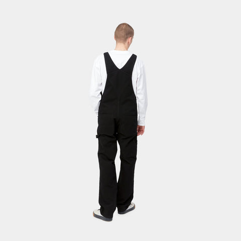 Carhartt Wip Men's Bib Overalls Black