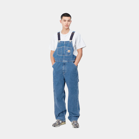 Carhartt Wip Salopette da Uomo Bib Blu denim