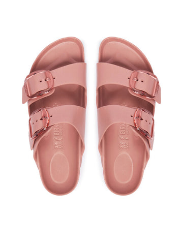 Birkenstock Sandalo in gomma da donna Arizona Big Buckle rosa (Calzata Stretta)