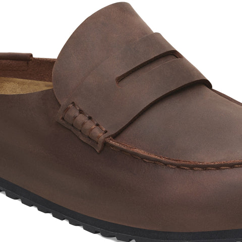 Birkenstock Naples Wrapped Leather Moccasin (Narrow Fit)