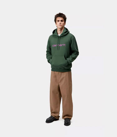 Carhartt Wip Felpa con cappuccio da uomo Carhartt verde