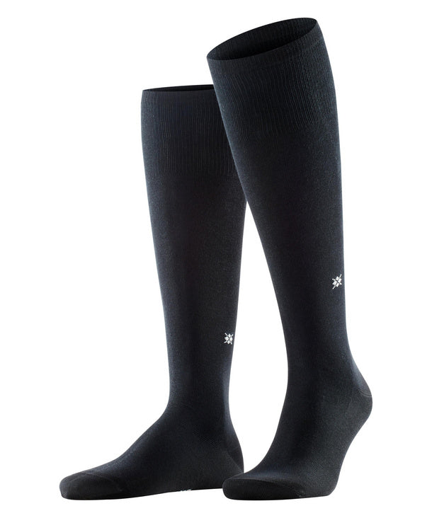 Burlington Gambaletti da uomo in Cotone Biologico Dublin neri