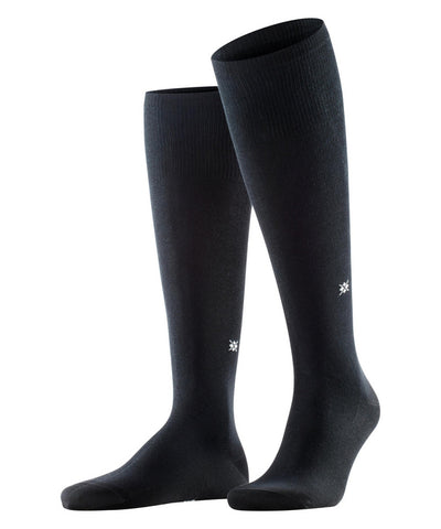 Burlington Gambaletti da uomo in Cotone Biologico Dublin neri