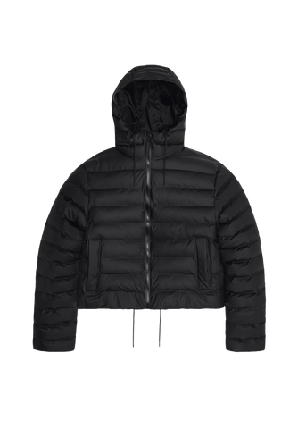 Rains Giacca piumino corto da donna Lohja Short nera