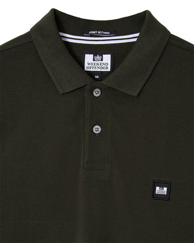Weekend Offender Polo da uomo manica corta Heathcote verde