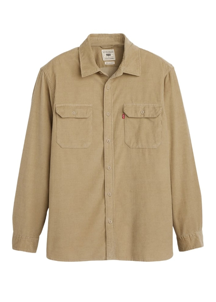 Levi's Camicia da uomo in velluto a coste Jackson beige