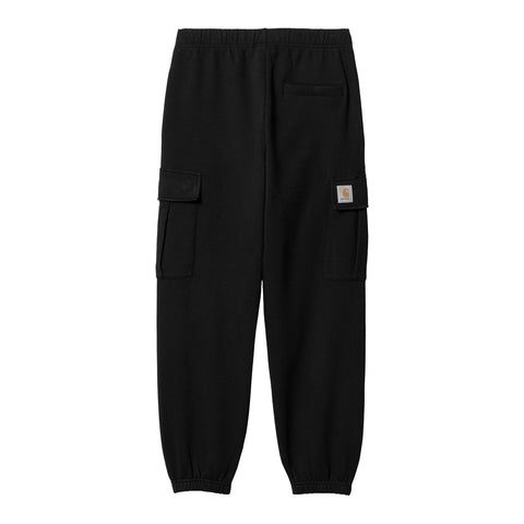 Carhartt Wip Pantalone con tasconi in felpa da uomo Cargo nero