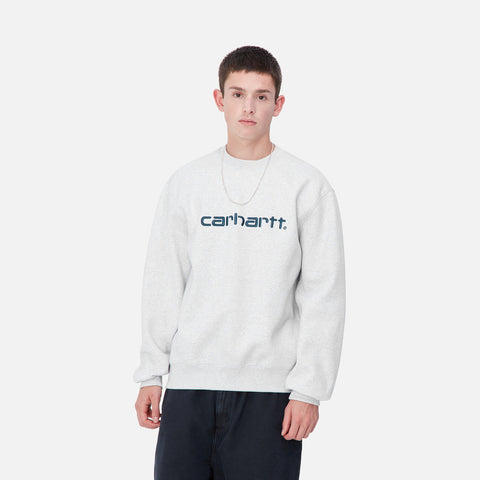 Carhartt Wip Felpa girocollo da uomo Carhartt Grigia