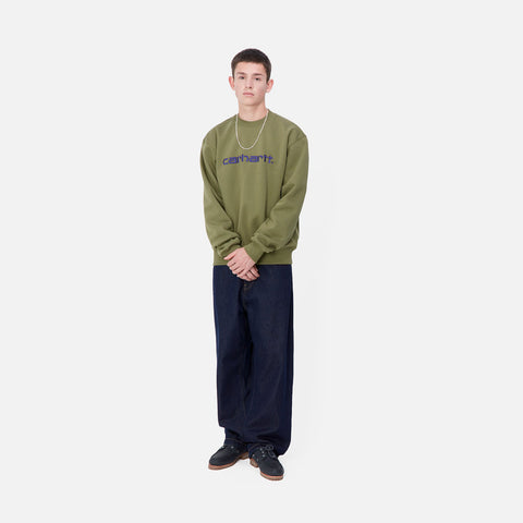 Carhartt Wip Carhartt Herren-Sweatshirt mit Rundhalsausschnitt, grün